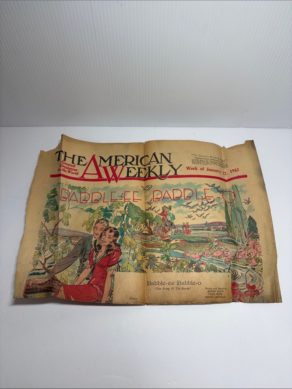 The American Weekly Cover Page January 1943